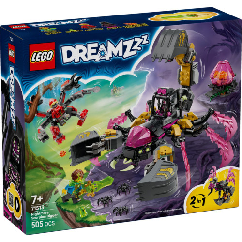 Конструктор LEGO DREAMZzz Кошмарный землекоп-скорпион (71513) – LEGO