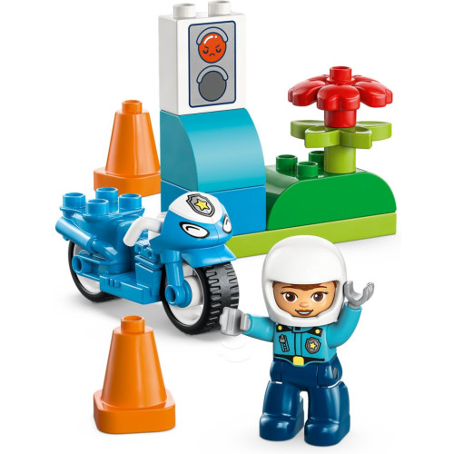 Конструктор LEGO DUPLO Town Синий полицейский мотоцикл (10471) – LEGO (вид 4)