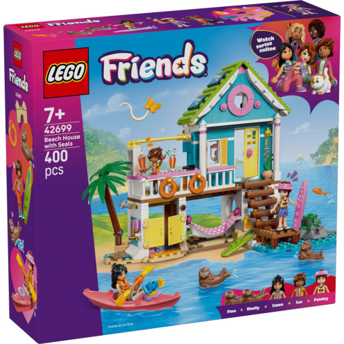 Конструктор LEGO Friends Пляжный домик с морскими котиками (42699) – LEGO