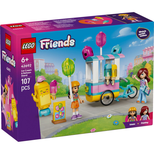 Конструктор LEGO Friends Ятка с мороженым и воздушными шариками (42692) – LEGO