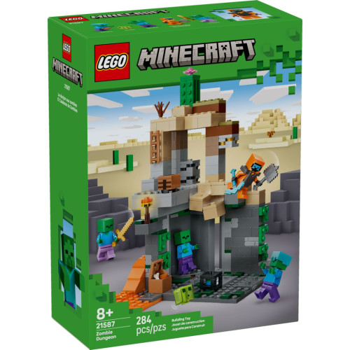 Конструктор LEGO Minecraft Подземелье зомби (21587) – LEGO