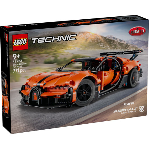 Конструктор LEGO Technic Гиперкар Bugatti Chiron Pur Sport (42222) – LEGO