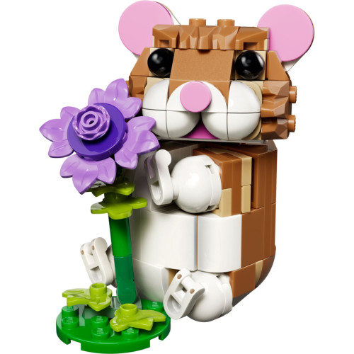 Конструктор LEGO Creator Очаровательный хомяк с цветком (31376) – LEGO (вид 1)
