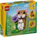 Конструктор LEGO Creator Очаровательный хомяк с цветком (31376) – LEGO