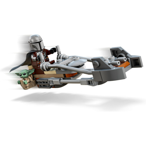 Конструктор LEGO Star Wars Скоростной мотоцикл Мандалорца и Грогу (75436) – LEGO (вид 3)