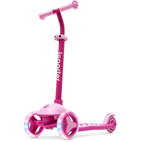 Самокат iSporter mini LED розовый (M3Z_Pink) – iSporter