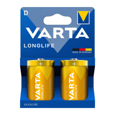 Батарейка Varta D (LR20) Longlife щелочная * 2 (04120101422)