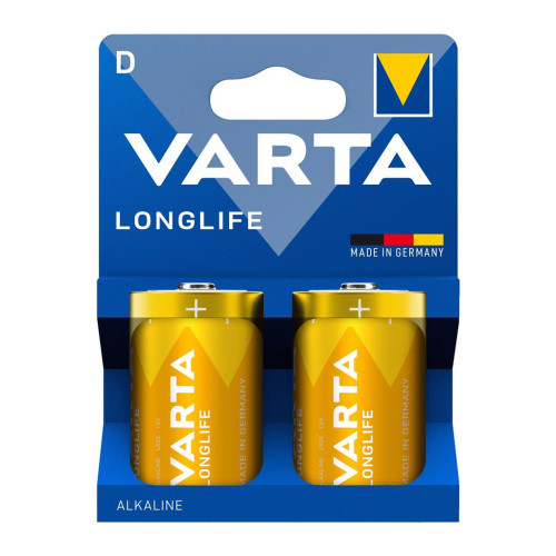 Батарейка Varta D (LR20) Longlife щелочная * 2 (04120101422) – Varta