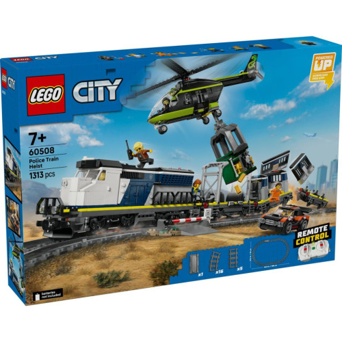 Конструктор LEGO City Ограбление полицейского поезда (60508) – LEGO