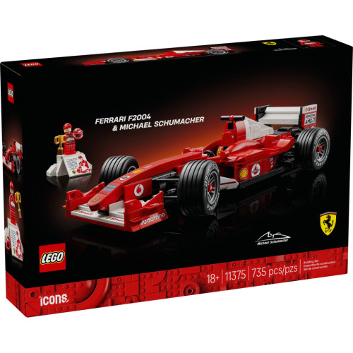 Конструктор LEGO Icons Ferrari F2004 и Майкл Шумачер (11375) – LEGO
