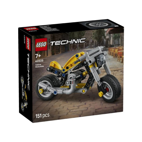 Конструктор LEGO Technic Желтый мотоцикл (42225) – LEGO