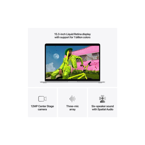Ноутбук Apple MacBook Air 15 M5 A3448 Silver (MDV94UA/A) – Apple (вид 4)