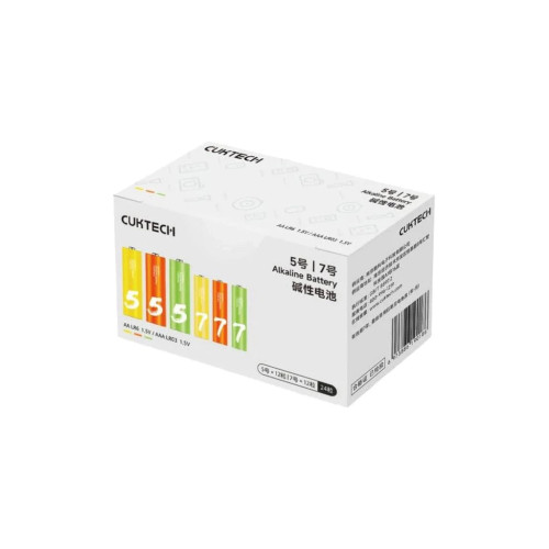 Батарейка CUKTECH AA+AAA rainbow alkaline battery (12*AA+12*AAA) (CUKAAB10CNCM) – CUKTECH (вид 3)
