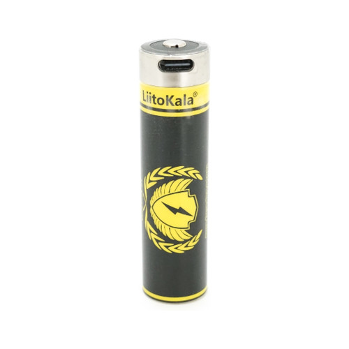 Аккумулятор 18650 4000mah (3800-4000mah), 3.7V(2.75-4.2V), Type-C, 70.5*18.5mm Liitokala (USB-King4000) – Liitokala