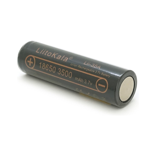 Аккумулятор 18650 3500mah (3300-3500mah), 3.7V(2.75-4.2V), Black Liitokala (Lii-35A-JT) – Liitokala (вид 1)