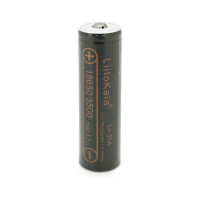 Аккумулятор 18650 3500mah (3300-3500mah), 3.7V(2.75-4.2V), Black Liitokala (Lii-35A-JT)