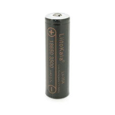 Аккумулятор 18650 3500mah (3300-3500mah), 3.7V(2.75-4.2V), Black Liitokala (Lii-35A-JT)