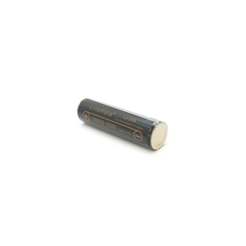 Аккумулятор 18650 3500mah (3300-3500mah), Protected, 3.7V(2.75-4.2V), Black Liitokala (Lii-35A-PCB) – Liitokala (вид 1)