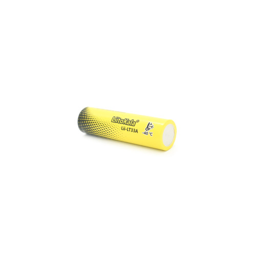 Аккумулятор 18650 3300mAh, 3.7V(2.5-4.2V), LowTemp-40-60, Black/Yellow Liitokala (Lii-LT33A) – Liitokala (вид 1)