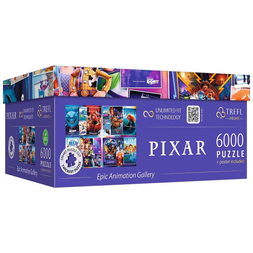 Пазл Trefl UFT Pixar Галерея эпической анимации, 6000 элементов (5900511810387) – Trefl (вид 2)