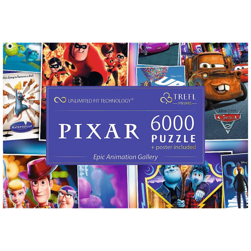 Пазл Trefl UFT Pixar Галерея эпической анимации, 6000 элементов (5900511810387) – Trefl (вид 3)