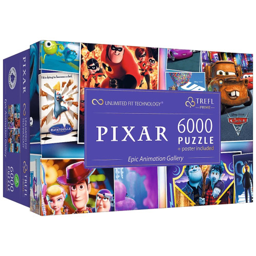 Пазл Trefl UFT Pixar Галерея эпической анимации, 6000 элементов (5900511810387) – Trefl