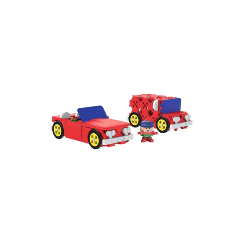 Конструктор Trefl Connect Cabriolet Delivery Truck 2 в 1, 87 элементов (5900511619706) – Trefl (вид 1)