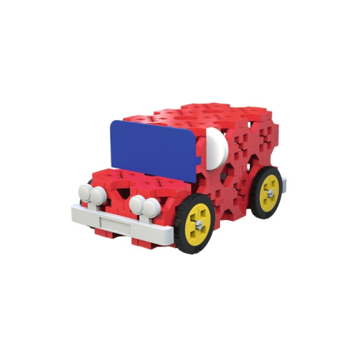 Конструктор Trefl Connect Cabriolet Delivery Truck 2 в 1, 87 элементов (5900511619706) – Trefl (вид 4)