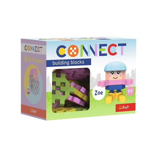 Конструктор Trefl Connect с игровой фигуркой Zoe 35 деталей (5900511619805) – Trefl