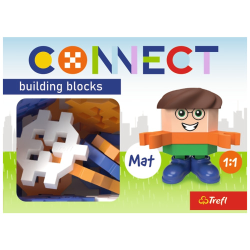 Конструктор Trefl Connect с игровой фигуркой Mat 35 деталей (5900511620054) – Trefl (вид 4)