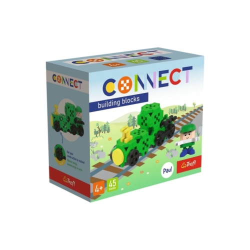 Конструктор Trefl Connect Локомотив 45 деталей (5900511620443) – Trefl