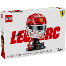 Конструктор LEGO Editions Formula 1 Шлем Шарля Леклера из команды Scuderia Ferrari HP (43014)