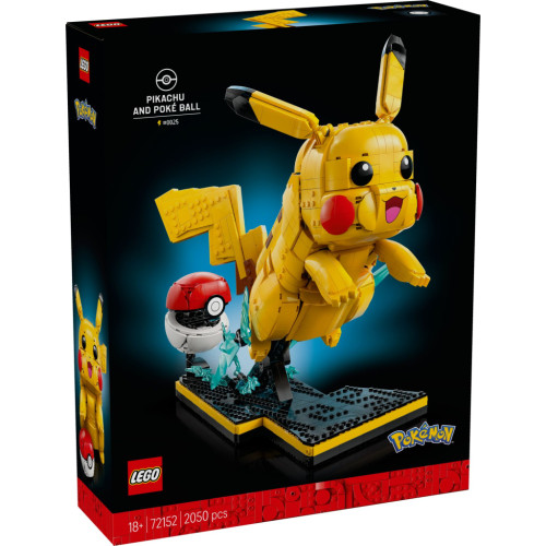 Конструктор LEGO Pokemon Пікачу й покебол (72152) – LEGO