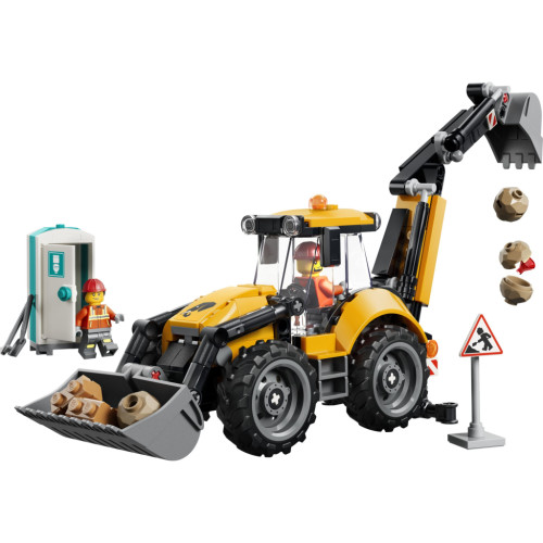 Конструктор LEGO City Желтый экскаватор-погрузчик (60480) – LEGO (вид 1)