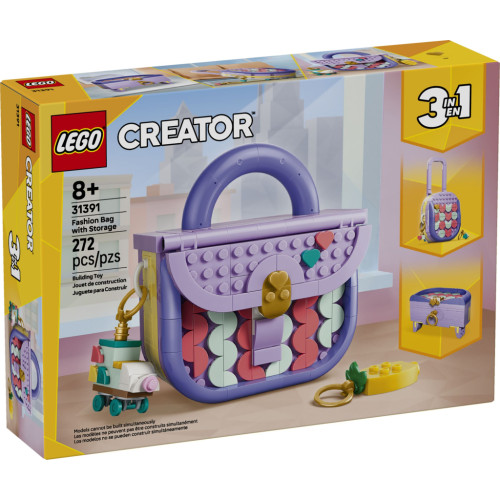 Конструктор LEGO Creator Стильная художественная сумка с местом хранения (31391) – LEGO
