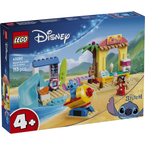 Конструктор LEGO Disney Веселье на пляже с Лило и Стичом (43280) – LEGO
