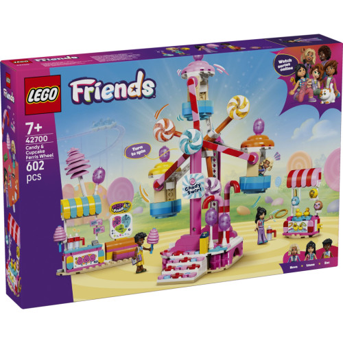 Конструктор LEGO Friends Колесо обзора с конфетами и капкейками (42700) – LEGO