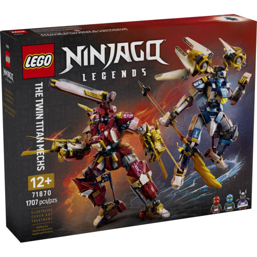 Конструктор LEGO NINJAGO Близнецы работы-Титаны (71870) – LEGO