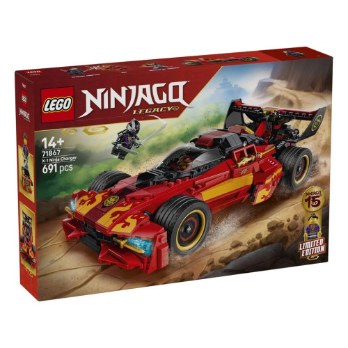 Конструктор LEGO NINJAGO Преследователь ниндзя X-1 — 15-я годовщина (71867) – LEGO
