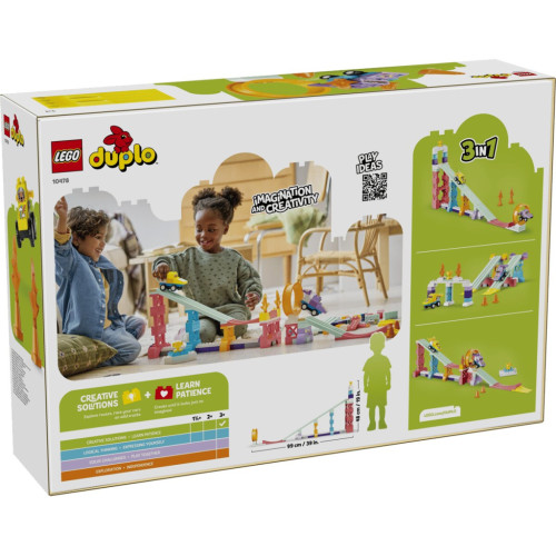 Конструктор LEGO DUPLO 3 в 1 Интересные горки и трамплины с автомобилями (10478) – LEGO (вид 2)