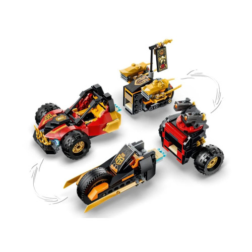 Конструктор LEGO NINJAGO Комбинированные транспортные средства Кая и Коула (71864) – LEGO (вид 2)