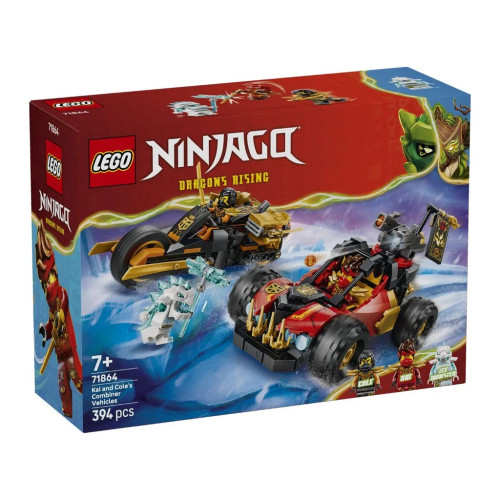 Конструктор LEGO NINJAGO Комбинированные транспортные средства Кая и Коула (71864) – LEGO