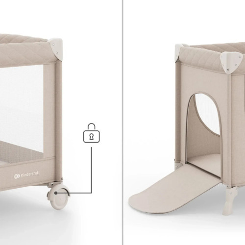 Детский манеж Kinderkraft Leody Up Beige (5902533930142) – Kinderkraft (вид 1)