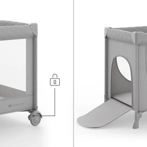 Детский манеж Kinderkraft Leody Up Grey (5902533930159) – Kinderkraft (вид 2)