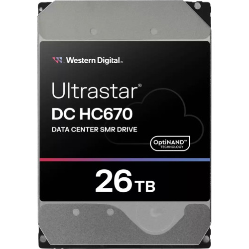 Жесткий диск 3.5" 26TB Ultrastar DC HC670 WD (0F61452 / WSH722626ALN607) – WD