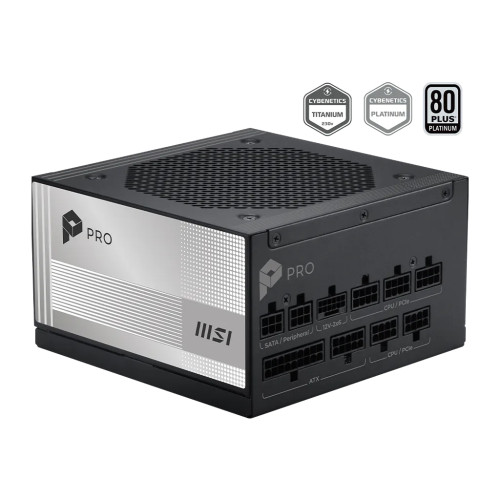 Блок питания MSI 1000W (PRO A1000PL PCIE5) – MSI