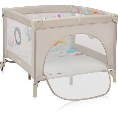 Детский манеж Lionelo MILLE PLUS GREY BEIGE (LO-MILLE PLUS GREY BEIGE) – Lionelo