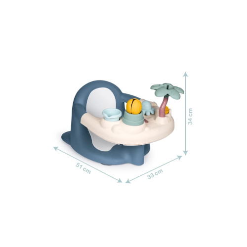 Сиденье для ванны Smoby Little Водяні розваги 2 в 1 з функціональною ігровою панеллю (7600140408) – Smoby (вид 2)