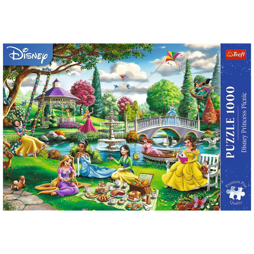 Пазл Trefl Premium Plus Disney Пикник с принцессами Диснея 1000 элементов (5900511109191) – Trefl (вид 2)