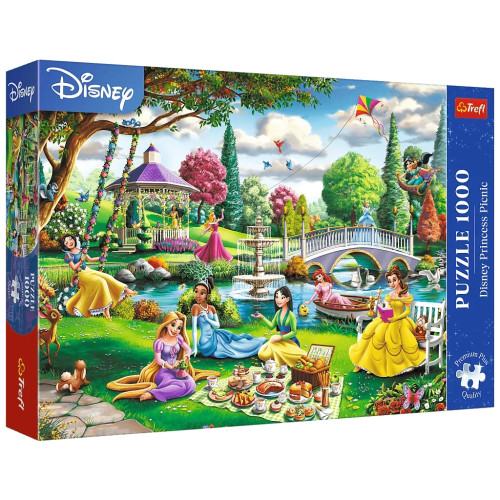 Пазл Trefl Premium Plus Disney Пикник с принцессами Диснея 1000 элементов (5900511109191) – Trefl